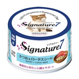 シグネチャー7 キャット パティ 【金】 かつお＆ロータスシード 80g