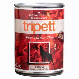 ペットカインド tripett グリーンベニソントライプ 340g