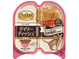 ニュートロ キャット デイリーディッシュ 成猫用 チキン グルメ仕立てのパテタイプ トレイ 75g