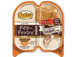 ニュートロ キャット デイリーディッシュ 成猫用 チキン＆エビ グルメ仕立てのパテタイプ トレイ 75g