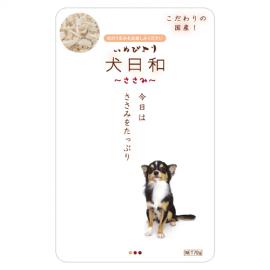 犬日和レトルト ささみ 80g