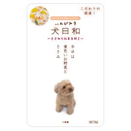 犬日和レトルト ささみと緑黄色野菜 80g