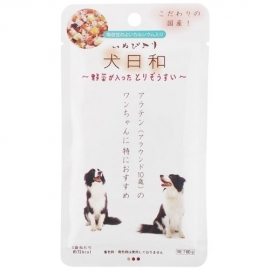 犬日和レトルト 野菜が入ったとりぞうすい 60g