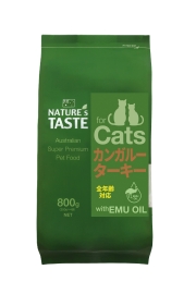 ネイチャーズテイスト キャット【カンガルー&ターキー】 800g