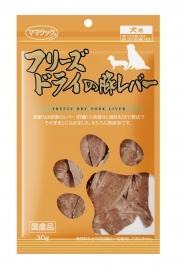 ママクック フリーズドライの豚レバー 犬用 30g