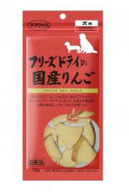 ママクック フリーズドライの国産りんご 犬用 12g