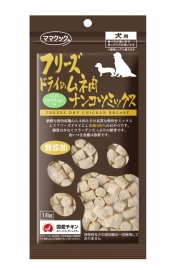 ママクック フリーズドライのムネ肉ナンコツミックス 犬用 18g