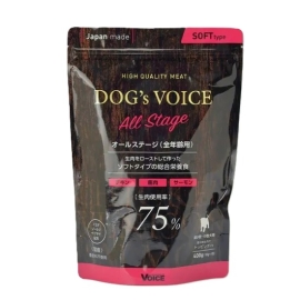 ドッグヴォイス オールステージ75 ローストチキン&鹿肉&サーモン 400g