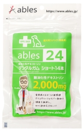 ables24 難消化性デキストリンデンタルガムショート 14本