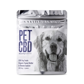 PetCBD ドッグトリーツ5mg オーガニックピーナッツバターバナナ6個入り 54g(6x9g)