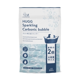 HUGG スパークリングバスシャンプー 800g