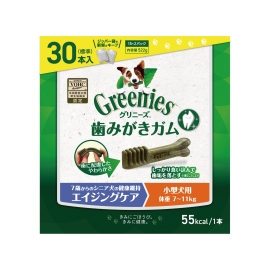 グリニーズ プラス エイジングケア 小型犬用 7－11kg 30本入(15×2袋)