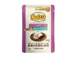 ニュートロ キャット デイリーディッシュ シニア猫用 チキン＆ツナ クリーミーなペーストタイプ パウチ 35g