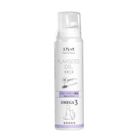 スプレッチMINI 犬猫用 アマニ油ブルーベリー風味 60ml