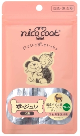 ニコクック ボジュレ国産ジビエ鹿ボーンブロスジュレプレーン 20g×4本犬用