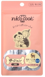 ニコクック ボジュレ国産ジビエ鹿ボーンブロスジュレブルーベリー 20g×4本犬用