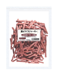 規格外 鹿&ライスジャーキー 300g