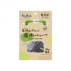 旨味ムギュッと鹿肉のキューブ 80g