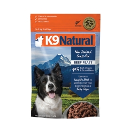 K9 Natural フリーズドライ ビーフ 500g (2kg分)