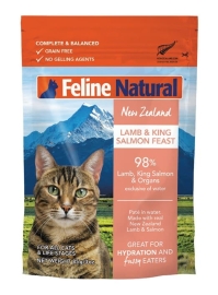 Feline Natural パウチ ラム＆キングサーモン 85g